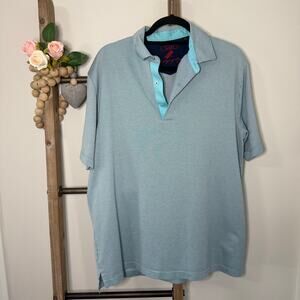Como Sport Mens Polo Short Sleeve Shirt Size Large